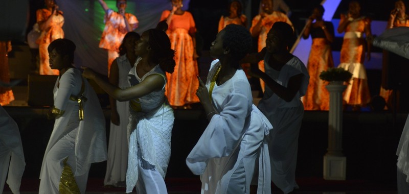 Dancers on stage