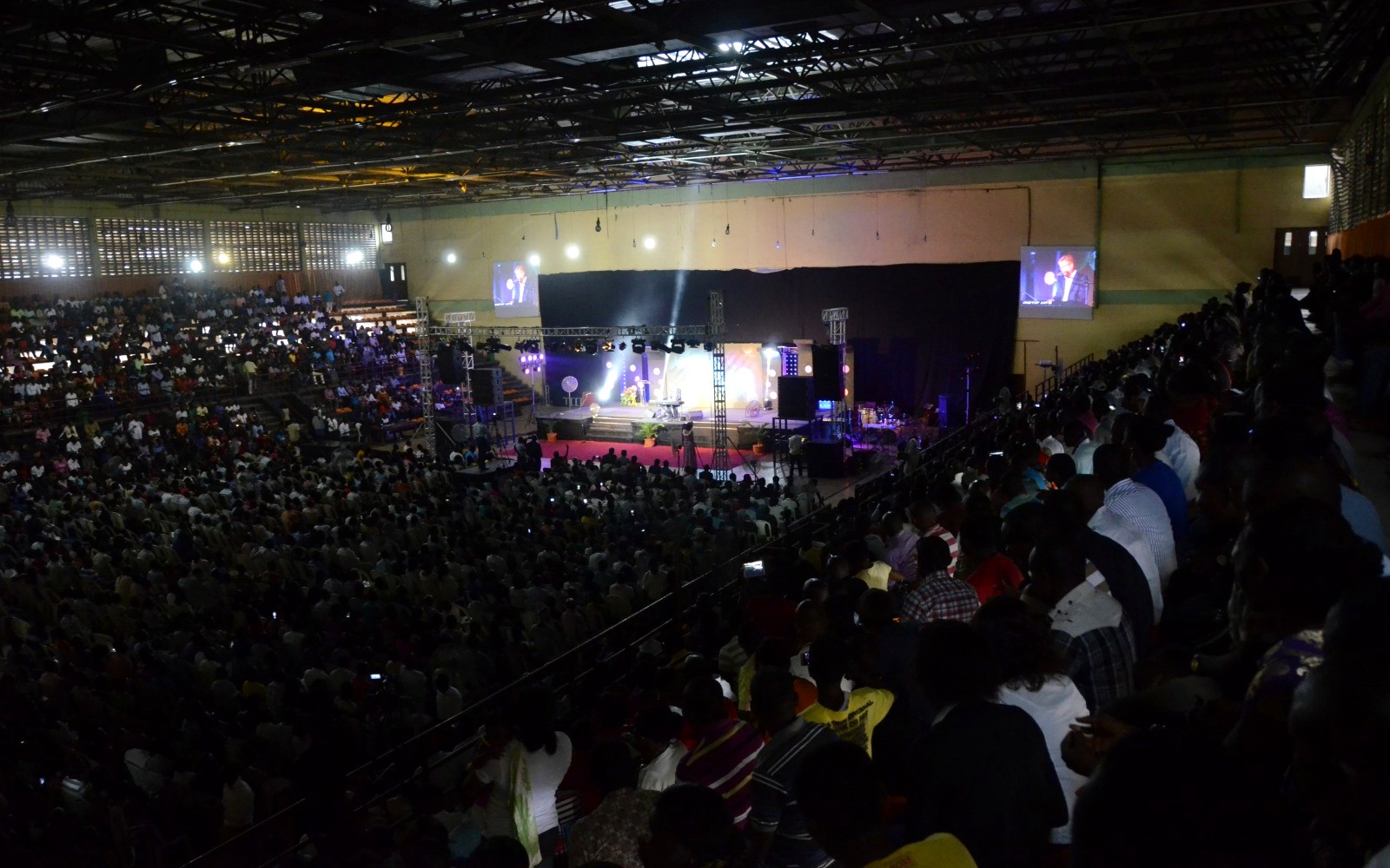 Capacity crowd at an Eventually-staged concert